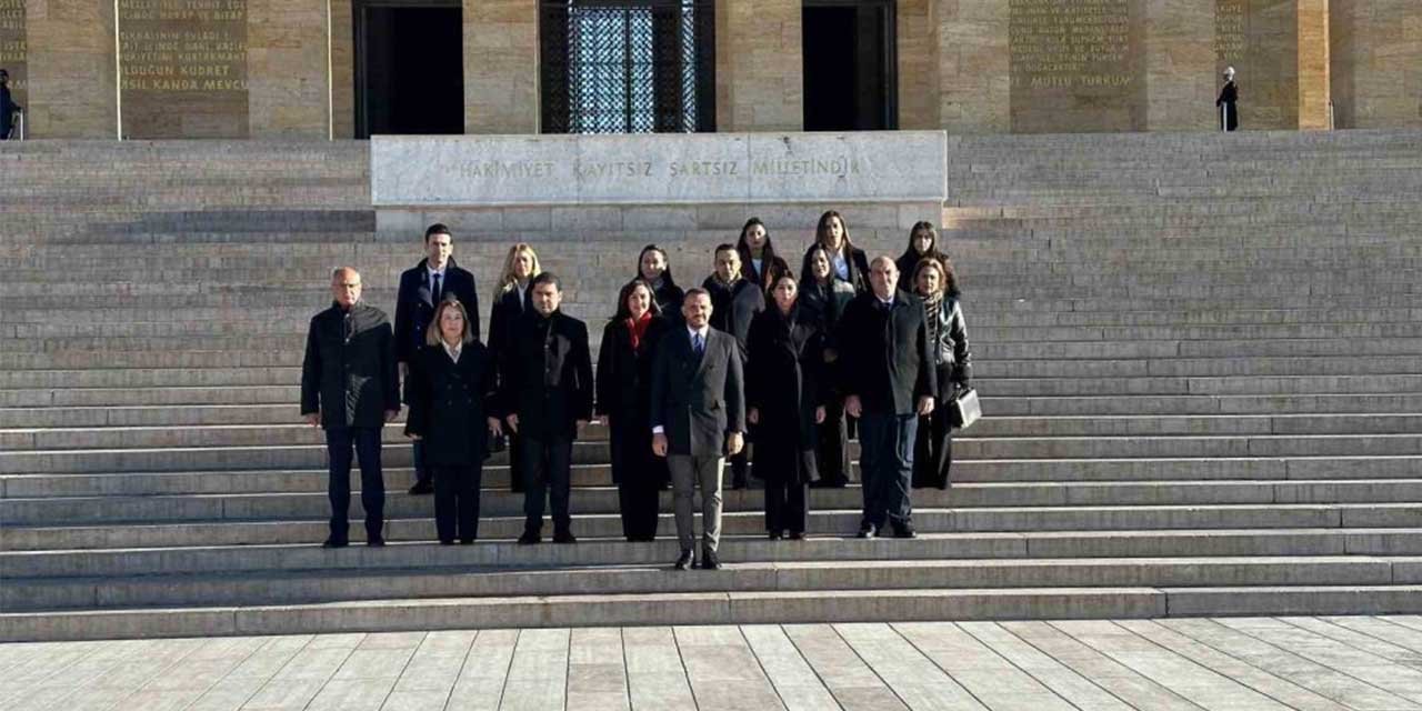 KKTC Cumhuriyet Meclisi heyeti Anıtkabir ziyaret etti
