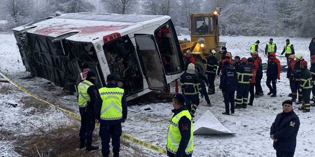 6 kişinin hayatını kaybettiği kazada otobüs şoförü tutuklandı