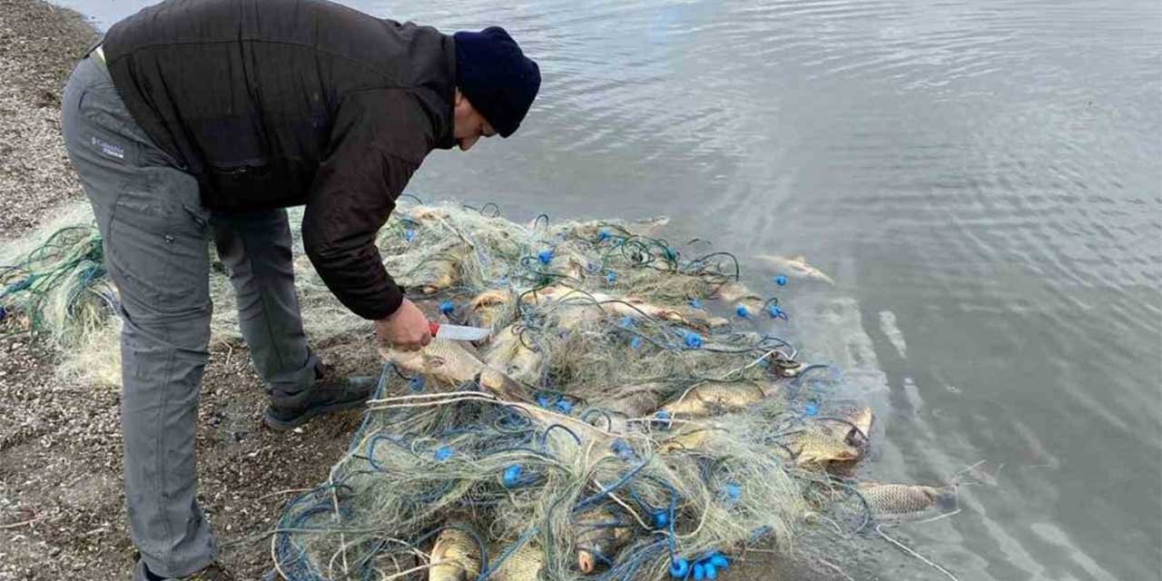 Bin 700 kaçak ağ yakalandı