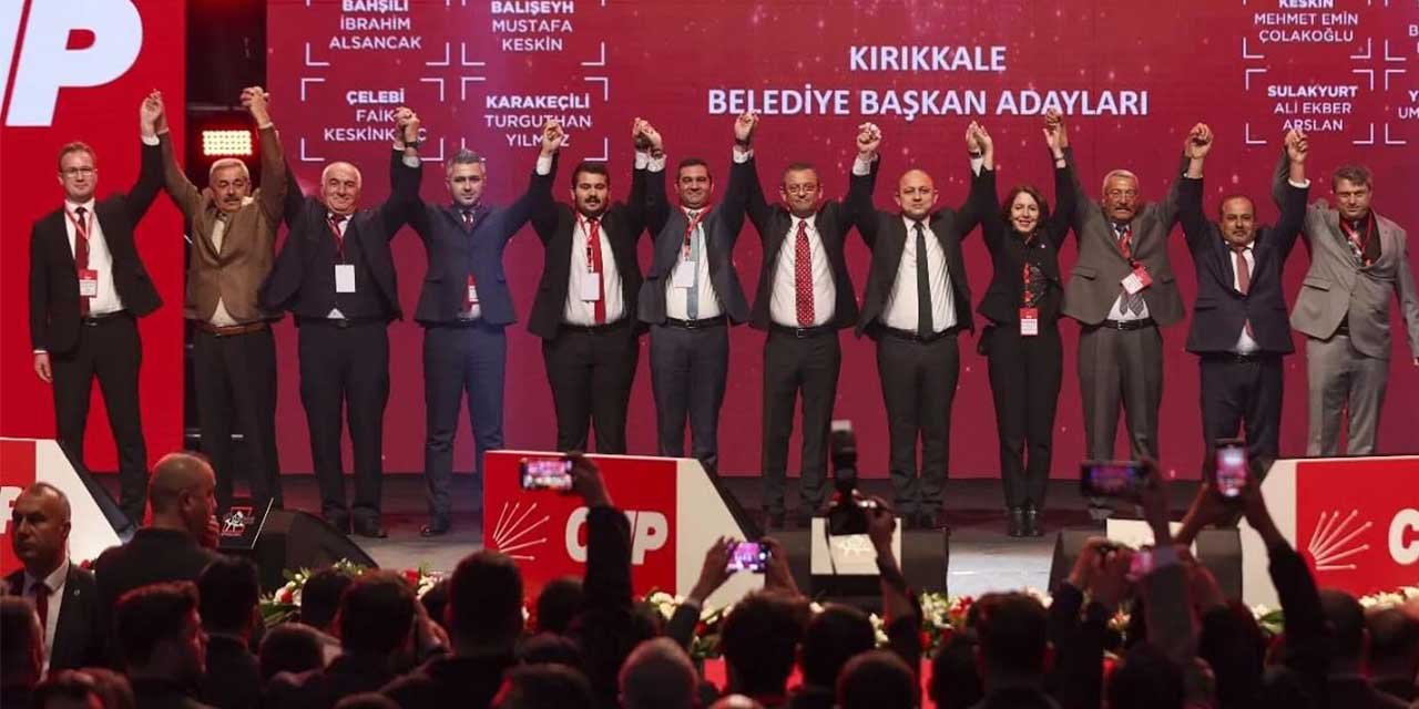 CHP Kırıkkale adaylarını tanıttı