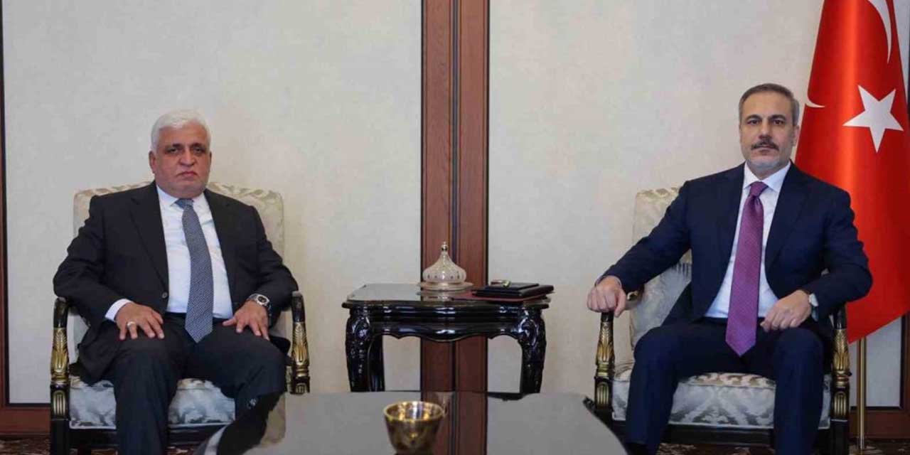Bakan Fidan, Haşdi Şabi Heyeti Başkanı Feyyad ile görüştü