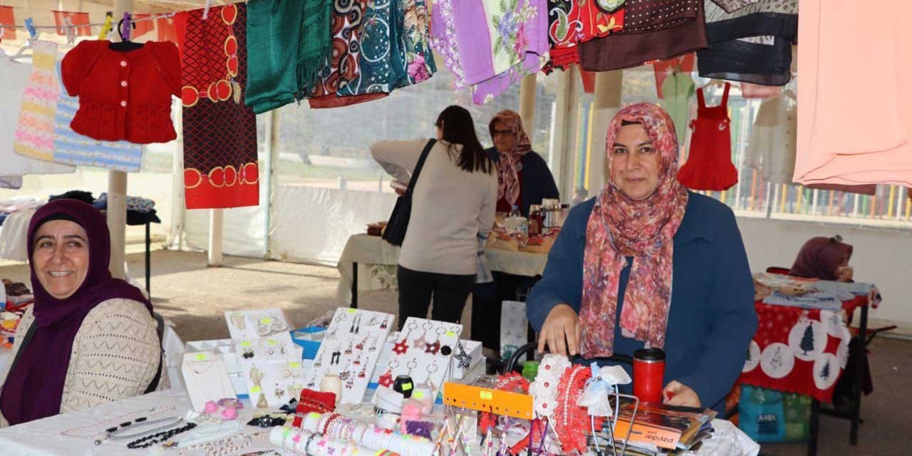 Kırıkkale’de bu pazar kadınların gelir kapısı