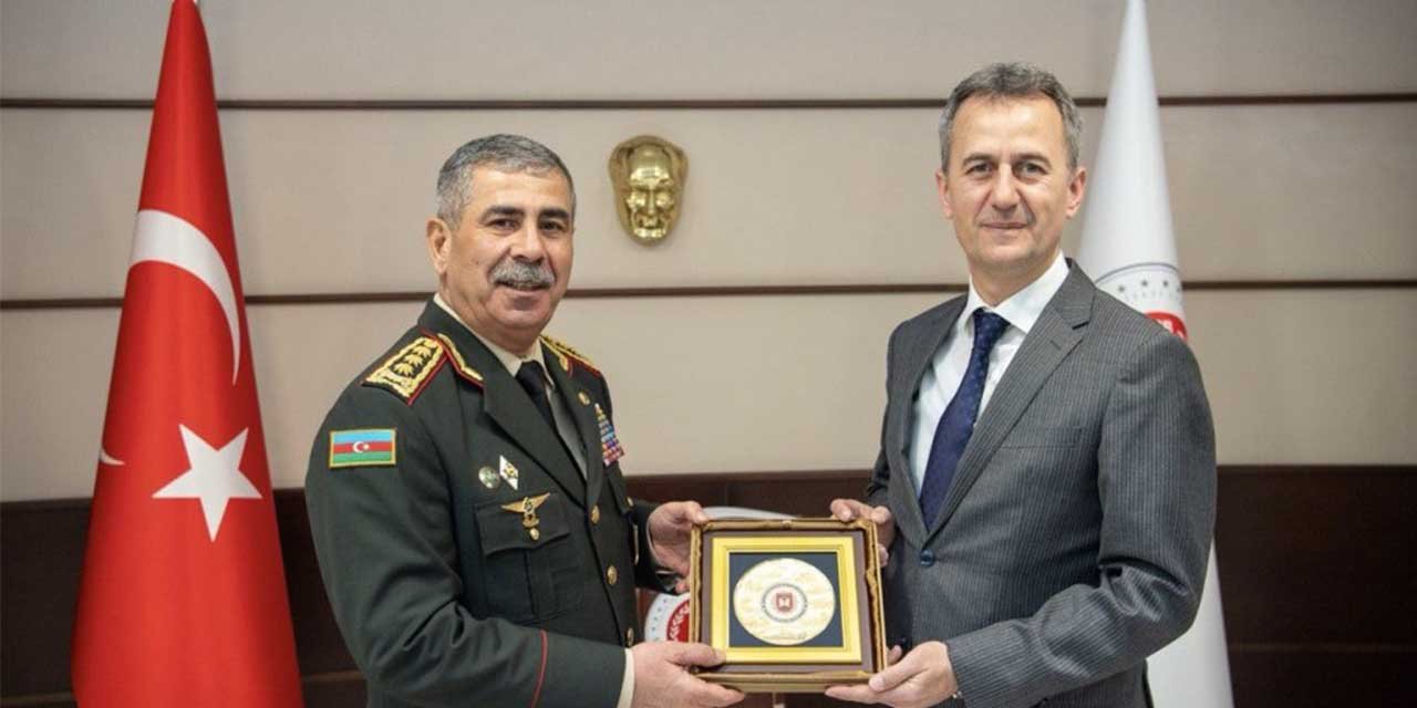 Savunma Sanayii Başkanı Görgün, Azerbaycan Savunma Bakanı Hasanov ile görüştü