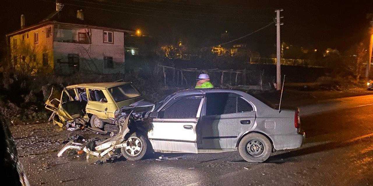 Tosya’da trafik kazası: 2 yaralı