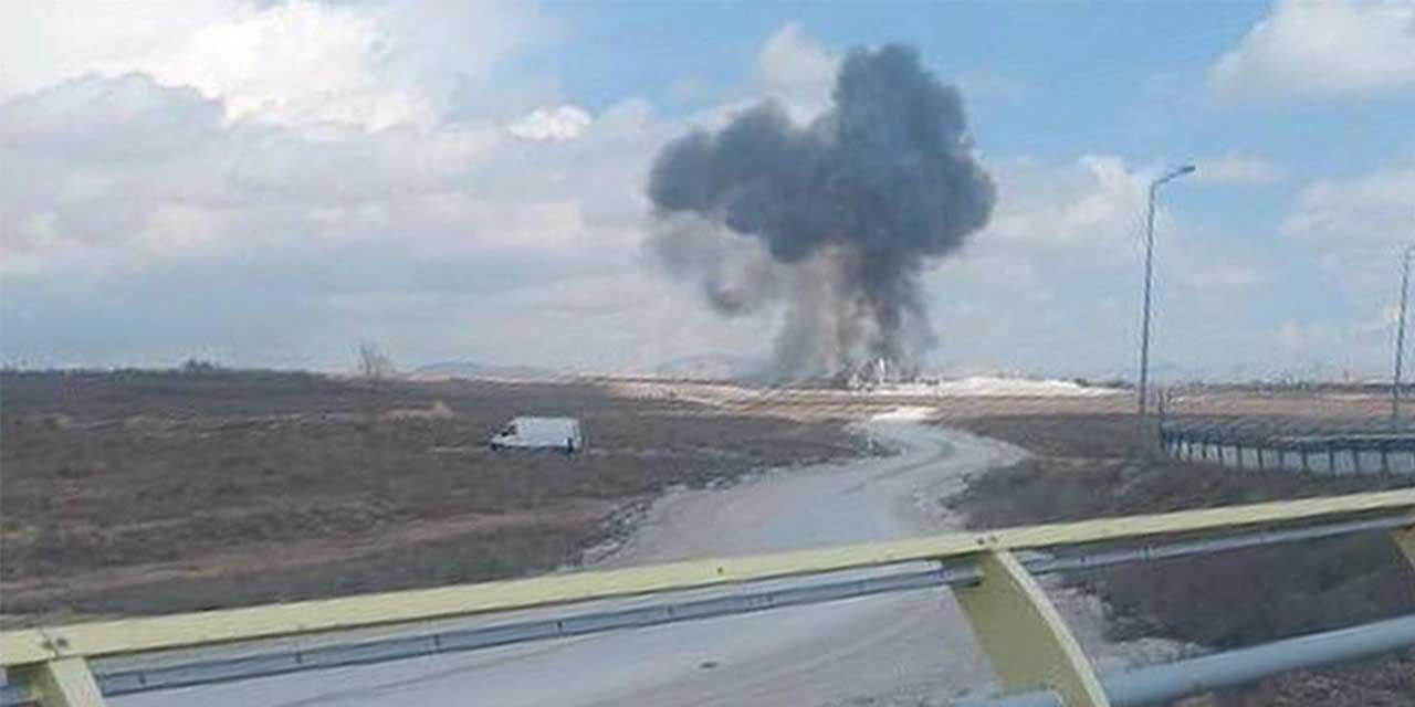 Konya'da askeri eğitim uçağı düştü!