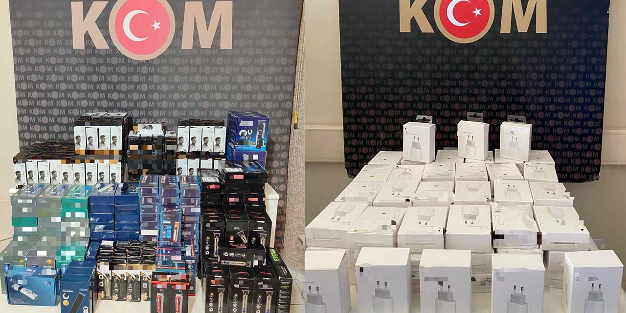 Kırıkkale’de kaçak elektronik aletler yakalandı