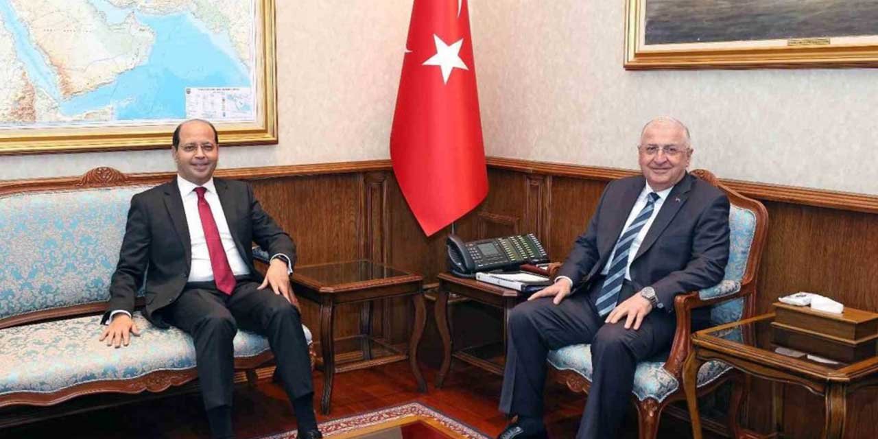 Bakan Güler, Mısır’ın Ankara Büyükelçisi Elhamamy’i kabul etti