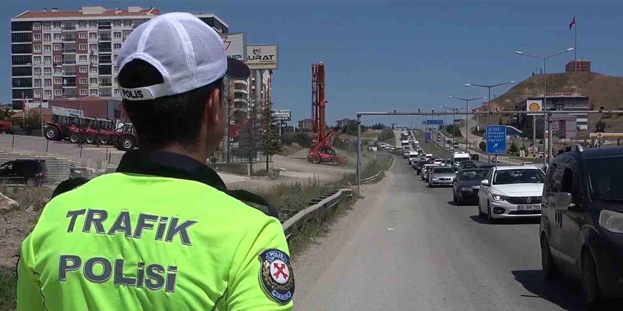 Kırıkkale’de 55 araç trafikten men edildi
