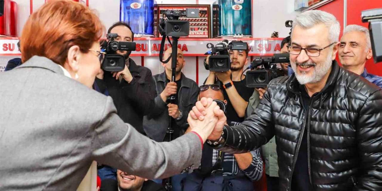 İYİ Parti lideri Akşener, Gölbaşı’nda esnafı ziyaret etti