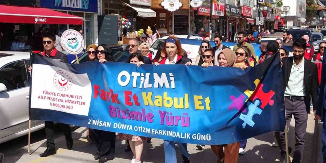 Yozgat’ta otizm farkındalık yürüyüşü düzenlendi