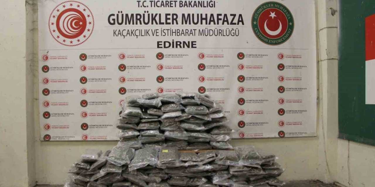 Kapıkule Gümrük Kapısında 220 kilogram uyuşturucu ele geçirildi