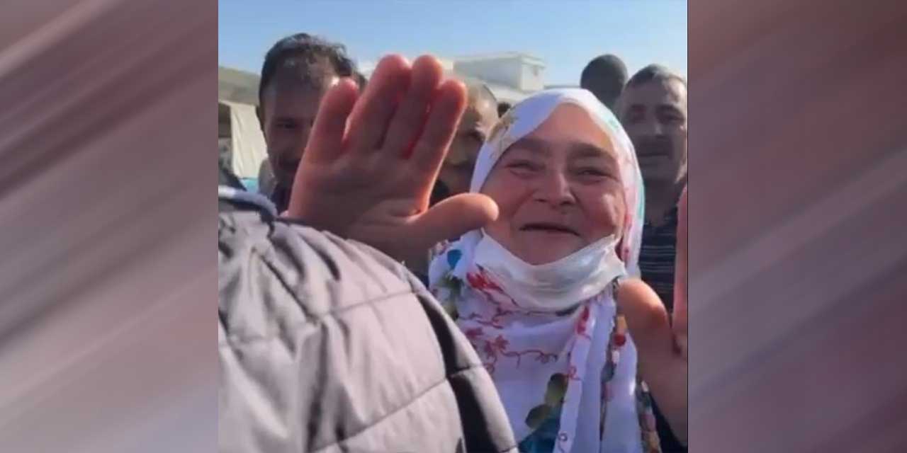 Hayvan pazarındaki yaşlı kadına yapılan jest gülümsetti