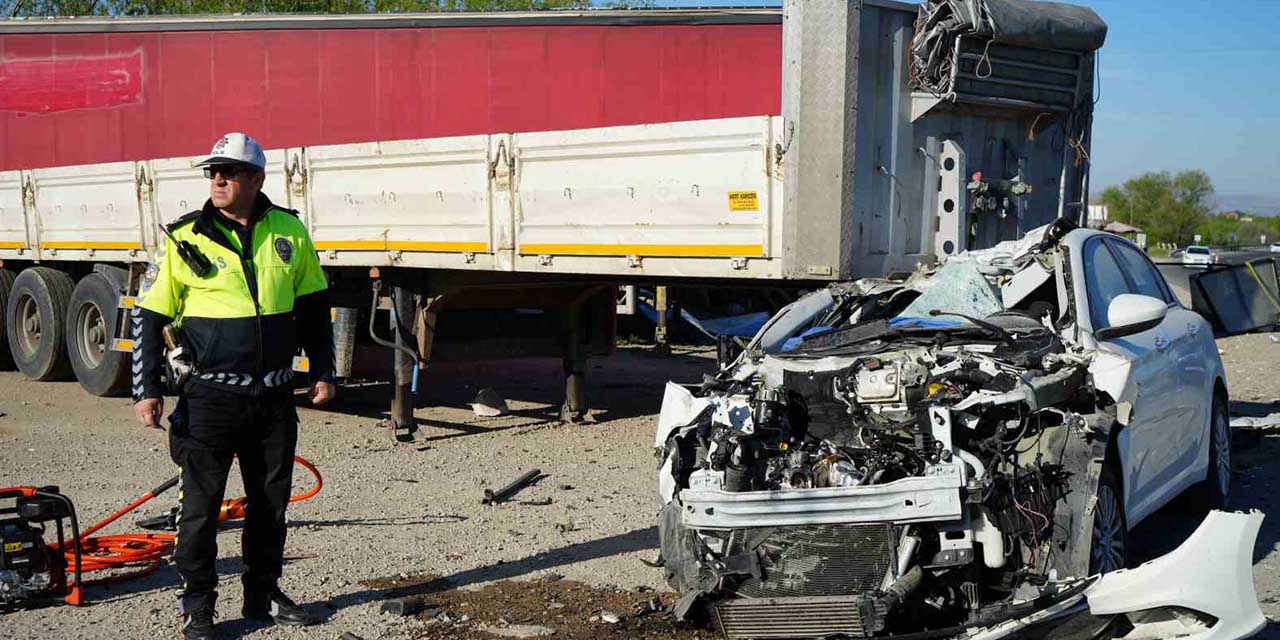 Kırıkkale'de feci kaza: 1 kişi öldü