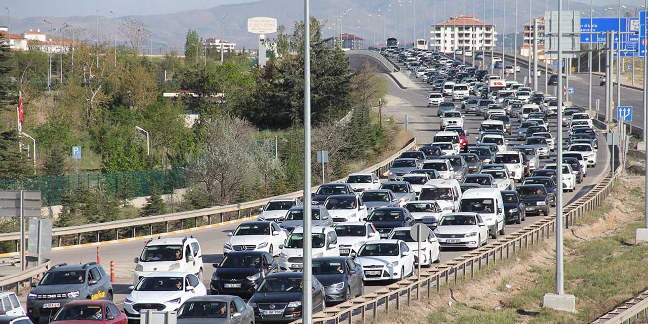 Kırıkkale'den toplam 1 milyon 334 bin 923 araç geçiş yaptı