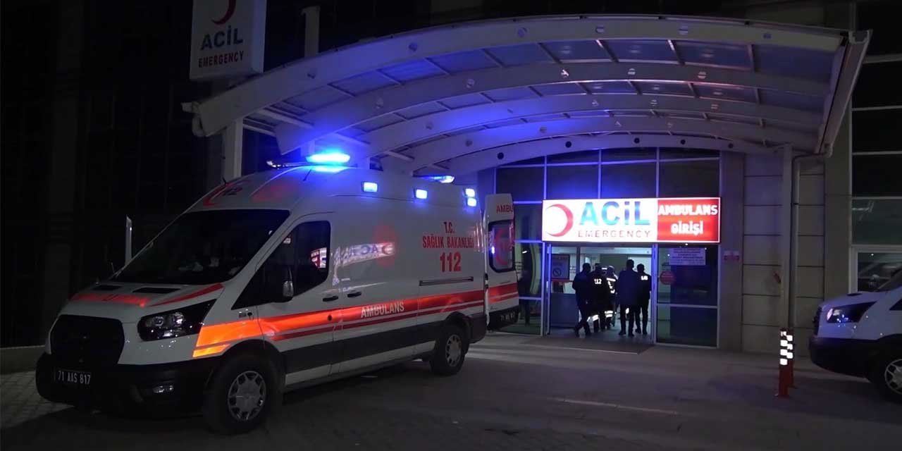 Kırıkkale’de ambulans ile ticari taksi çarpıştı