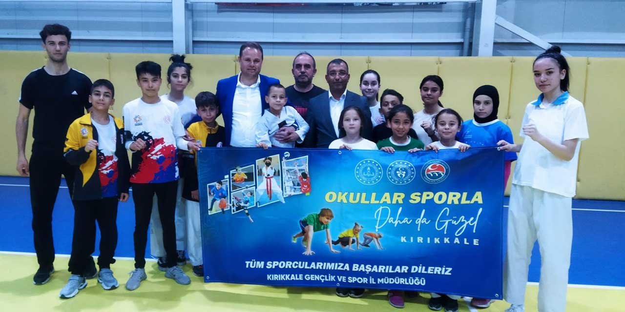 Kırıkkale’de okullarda spor projesi devam ediyor