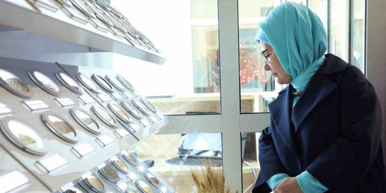 Emine Erdoğan’dan dünyanın en büyük üçüncü gen tohum bankasına ziyaret