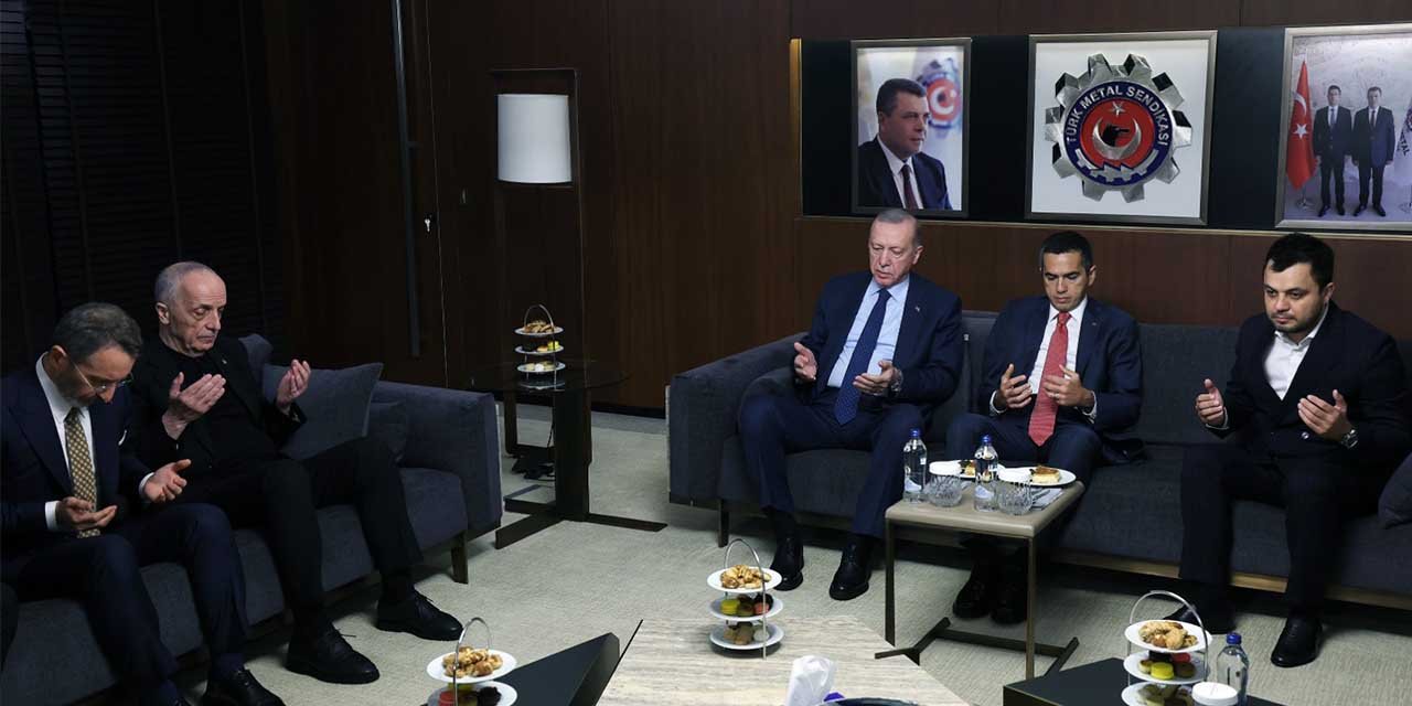 Cumhurbaşkanı Erdoğan’dan Türk Metal’e taziye ziyareti