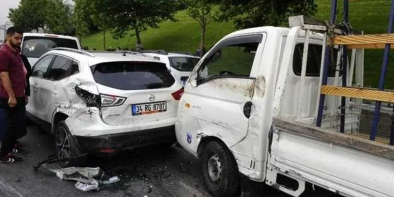 Ankara’da 4 araçlı zincirleme trafik kazası