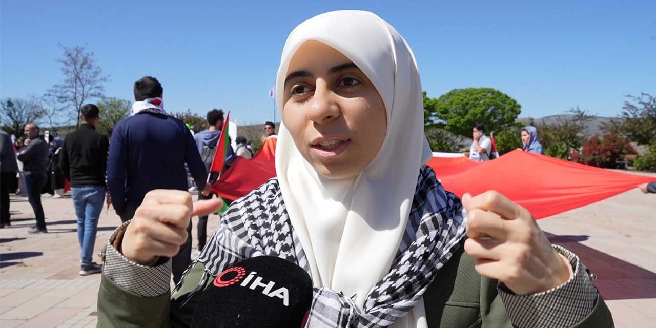 Kırıkkale’de Filistinli öğrenciden Müslümanlara çağrı