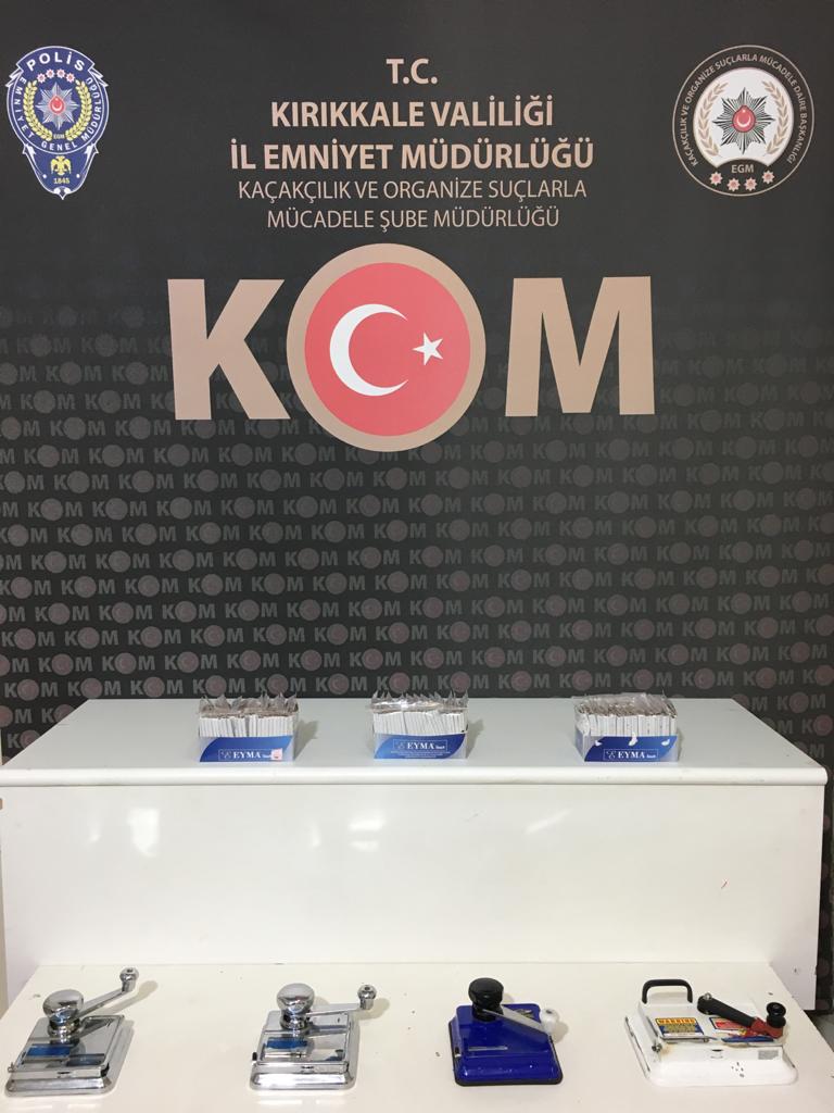 KOM'dan kaçak tütün operasyonu