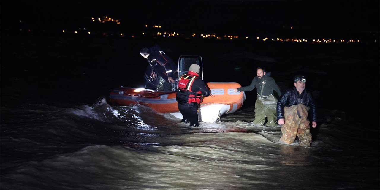 Kırıkkale’de barajda mahsur kalan 3 balıkçı kurtarıldı