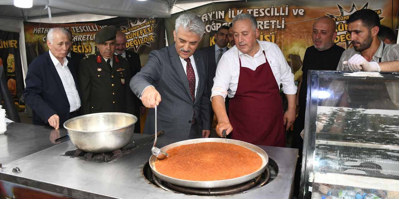 Festivalde yöresel lezzetler dikkat çekiyor