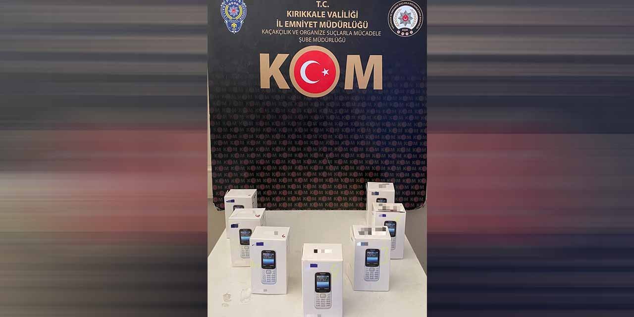 Kırıkkale’de kaçak cep telefonu ele geçirildi