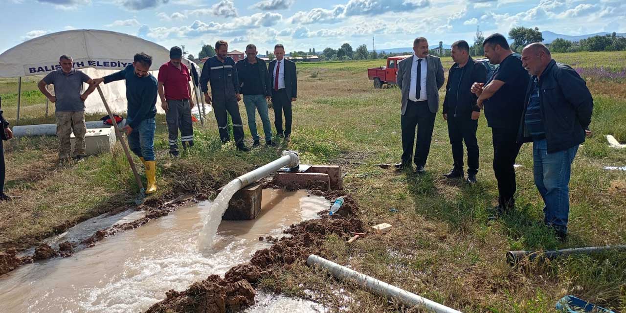 Balışeyh’te üçüncü sondaj şebekeye bağlandı