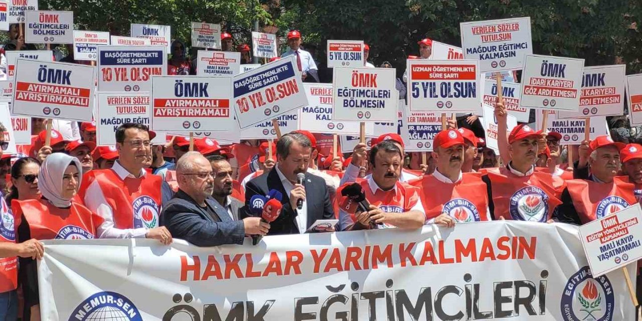 Eğitim-Bir-Sen Genel Başkanı Yalçın açıklama yaptı