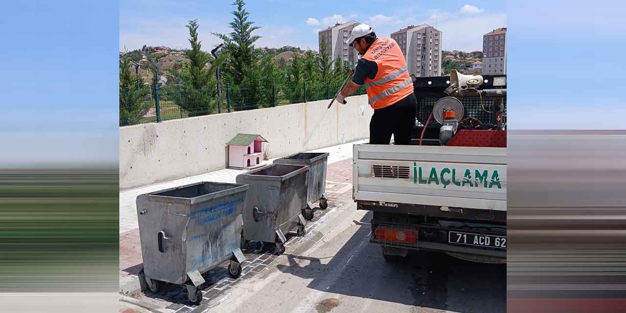 Yahşihan'da temizlik çalışmaları devam ediyor