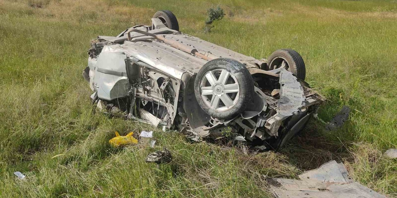 Kontrolden çıkan otomobil takla attı, sürücü hayatını kaybetti