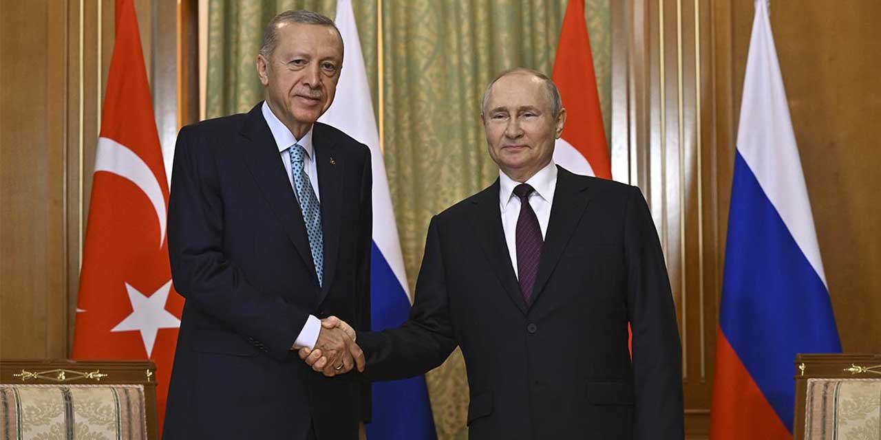 Cumhurbaşkanı Erdoğan, Rusya Devlet Başkanı Putin ile görüştü