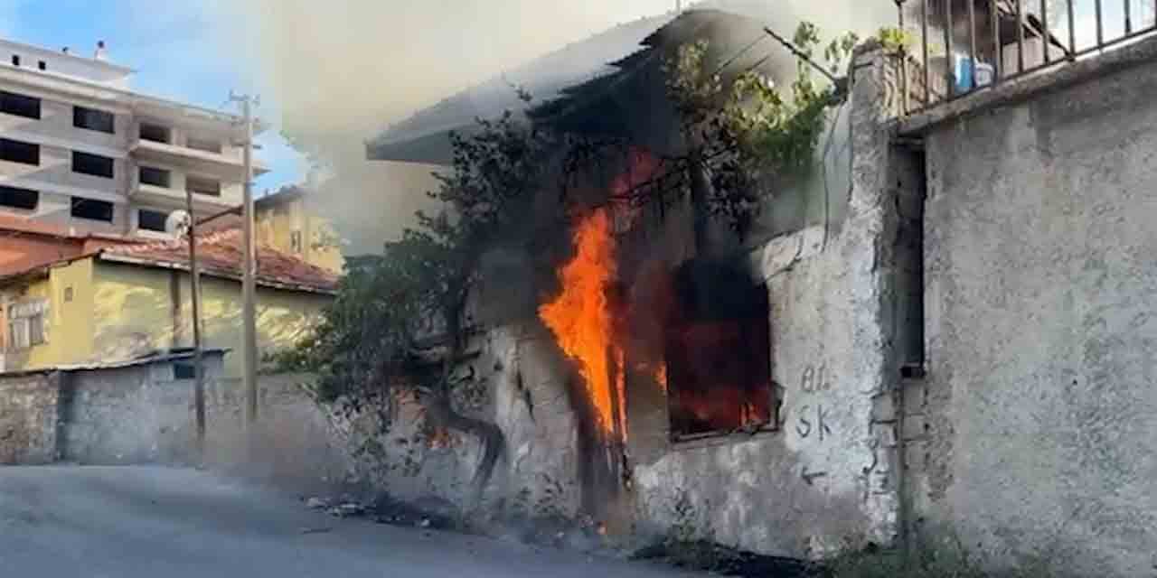 Kırıkkale'de ev yangını korkuttu!