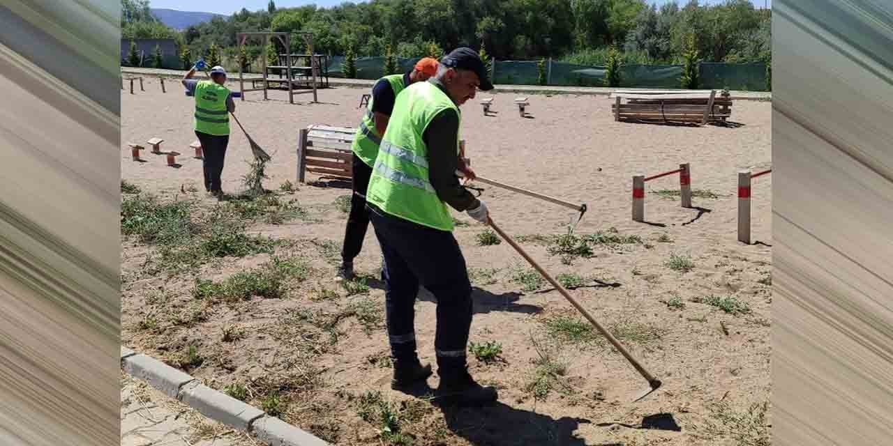 Yahşihan’ın park ve bahçeleri yenileniyor