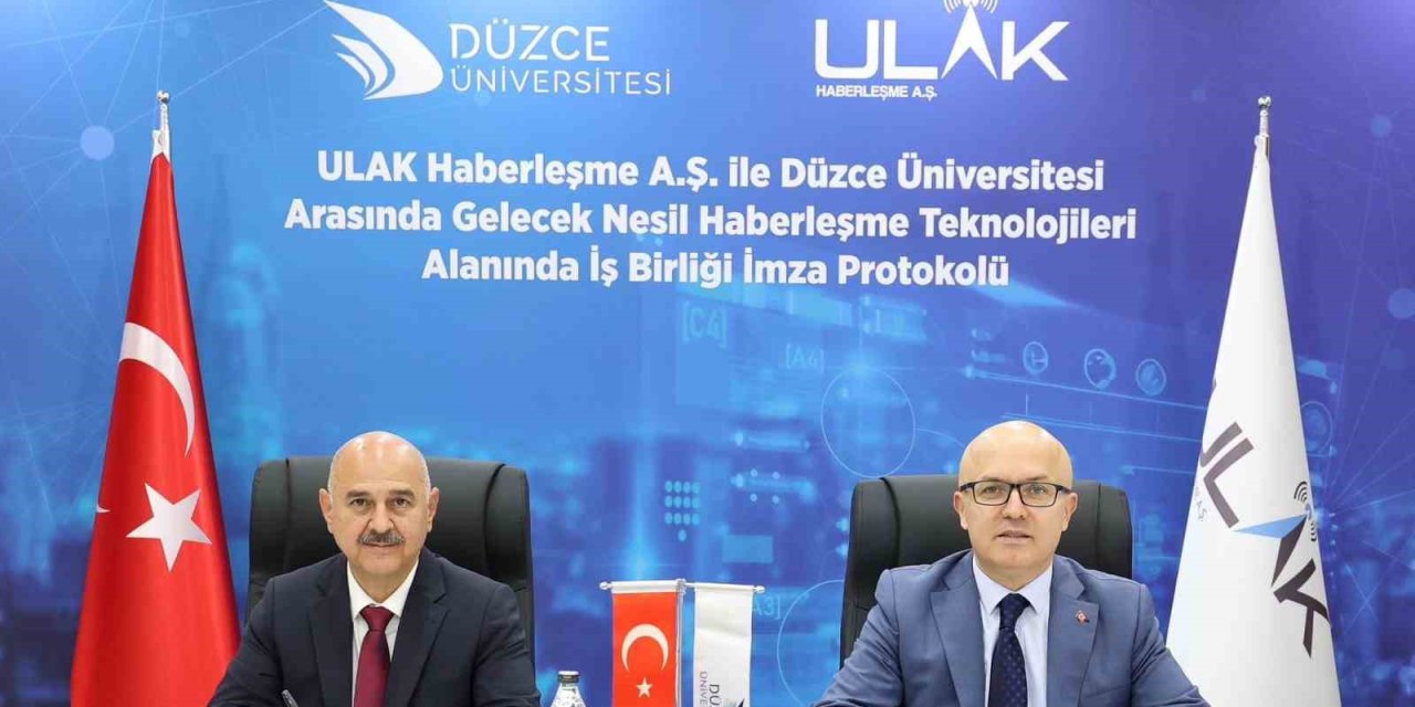 ULAK Haberleşme ile Düzce Üniversitesi arasında iş birliği protokolü