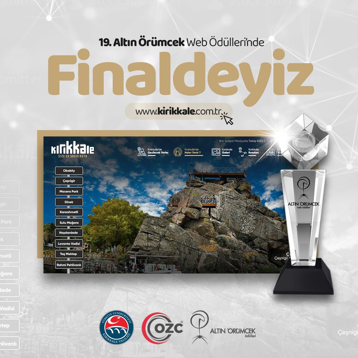 Kırıkkale turizm tanıtım portalı finalde