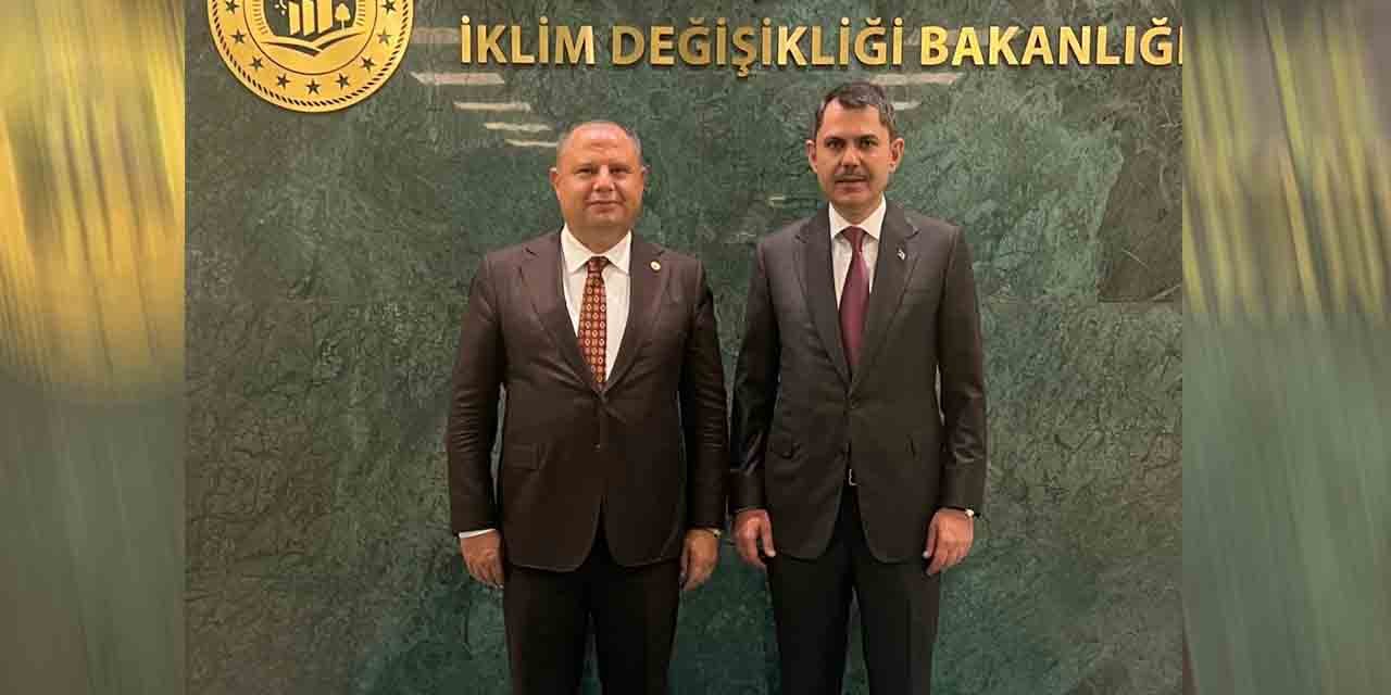 Öztürk, Bakan Kurum ile Kırıkkale yatırımlarını görüştü