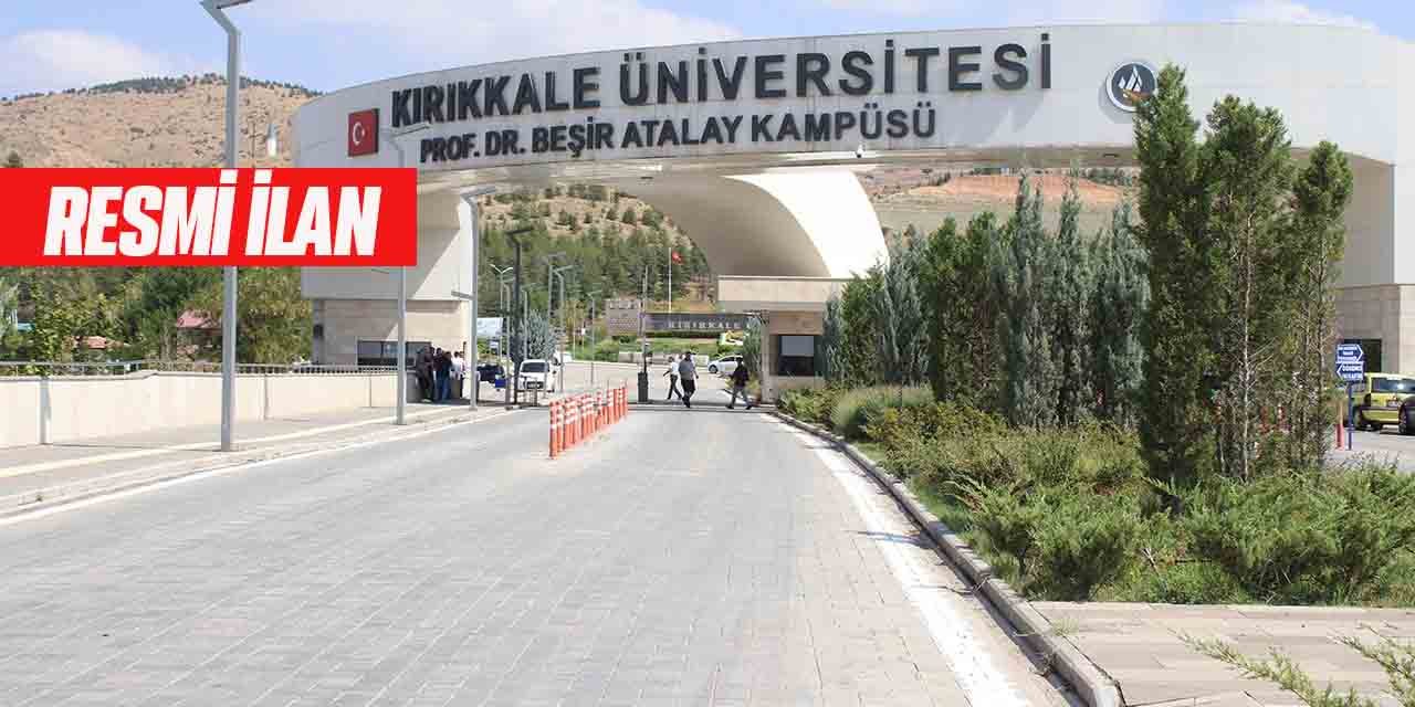 Kırıkkale Üniversitesi Resmi İlan