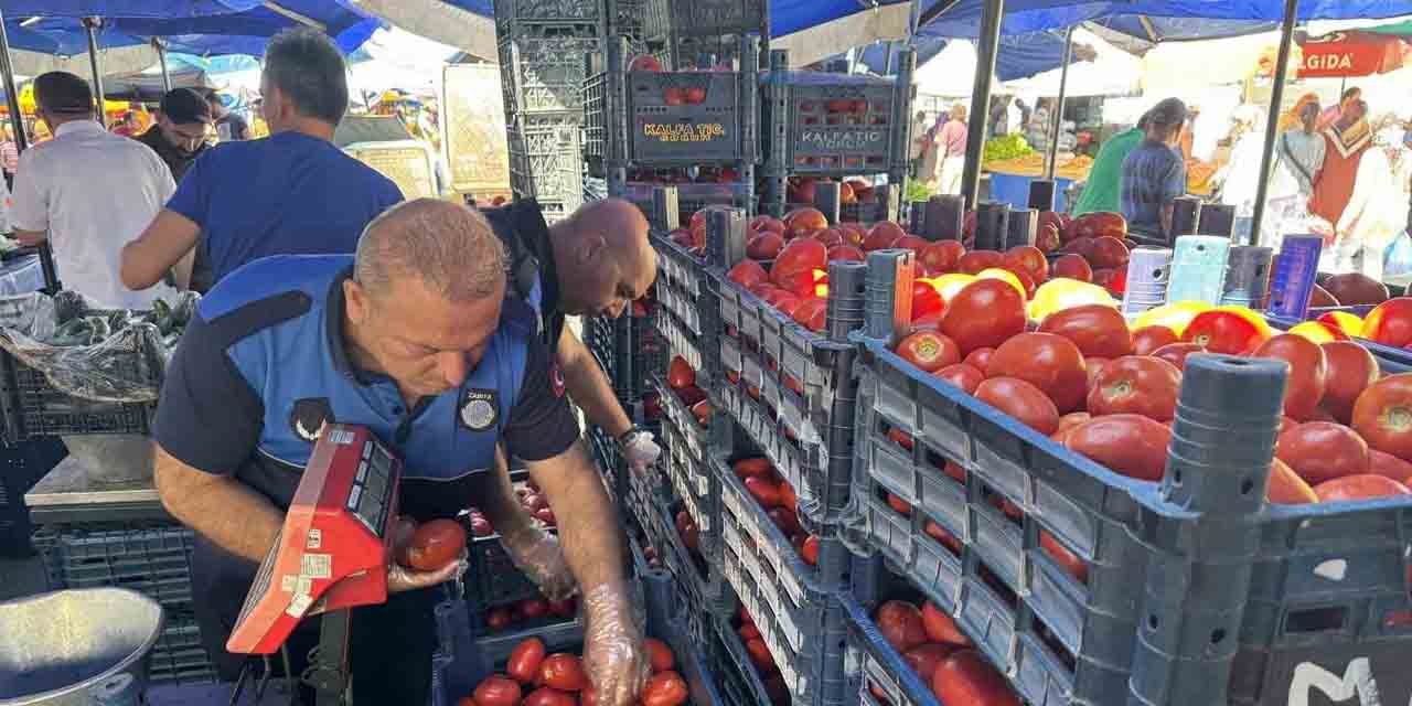 Semt pazarlarında, ücretsiz servis, tartı kontrol ve ürün denetimi yapıyor