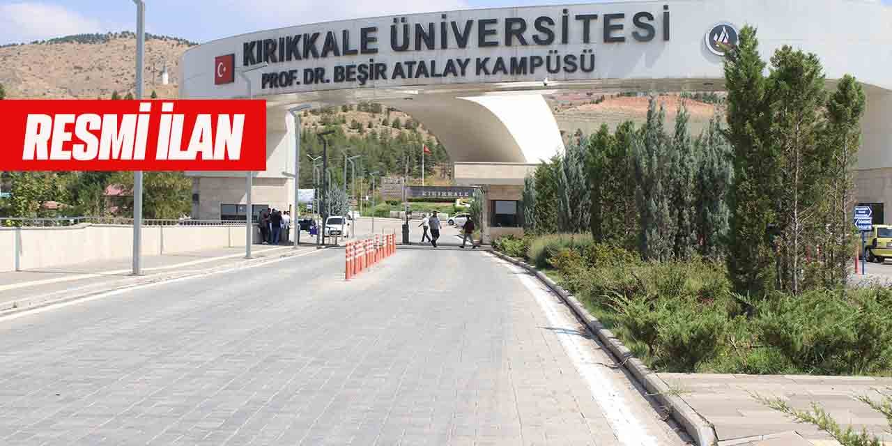 Kırıkkale Üniversitesi Resmi İlan