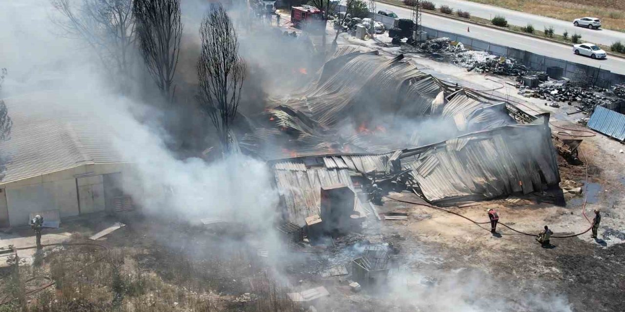 Ankara’da korkutan yangın