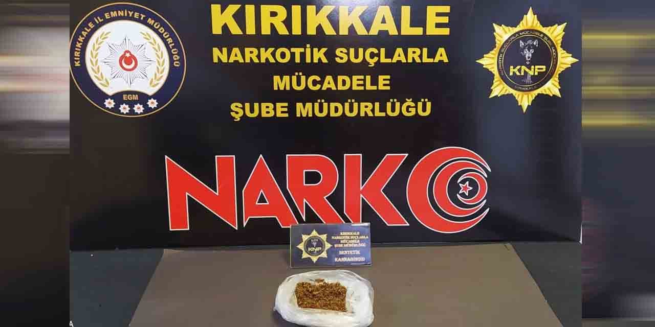 Kırıkkale’de sentetik kannabinoid ele geçirildi