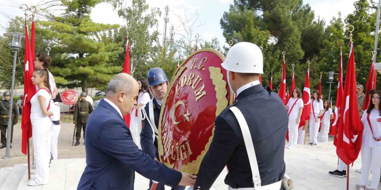 Çorum’da 30 Ağustos Zafer Bayramı törenlerle kutlandı