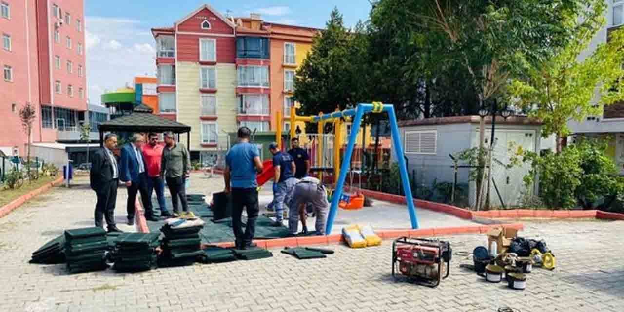 Kırıkkale Belediyesi'nden parklara yakın takipb