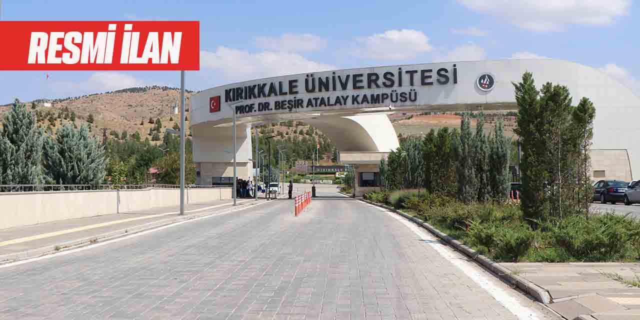 Kırıkkale Üniversitesi Resmi İlan