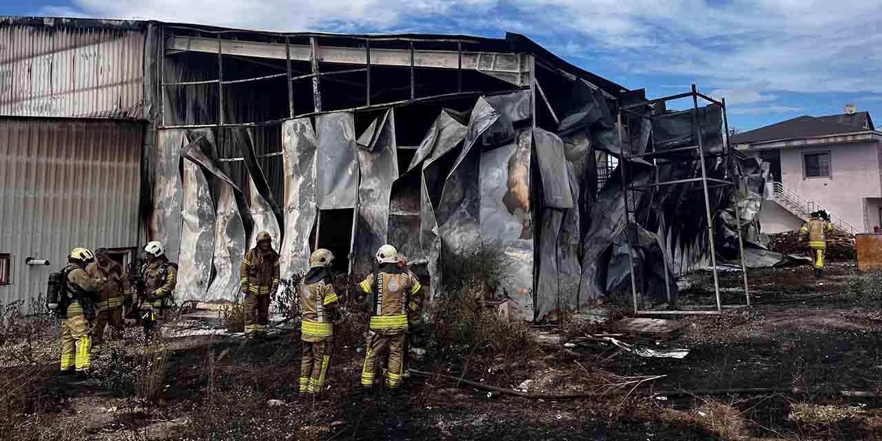 Çatalca’da fabrika yangın paniği