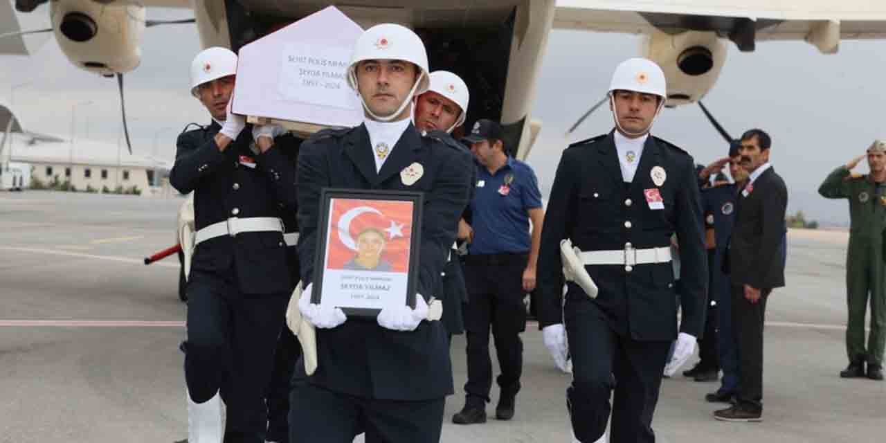 Şehit polis Şeyda Yılmaz, dualarla uğurlandı