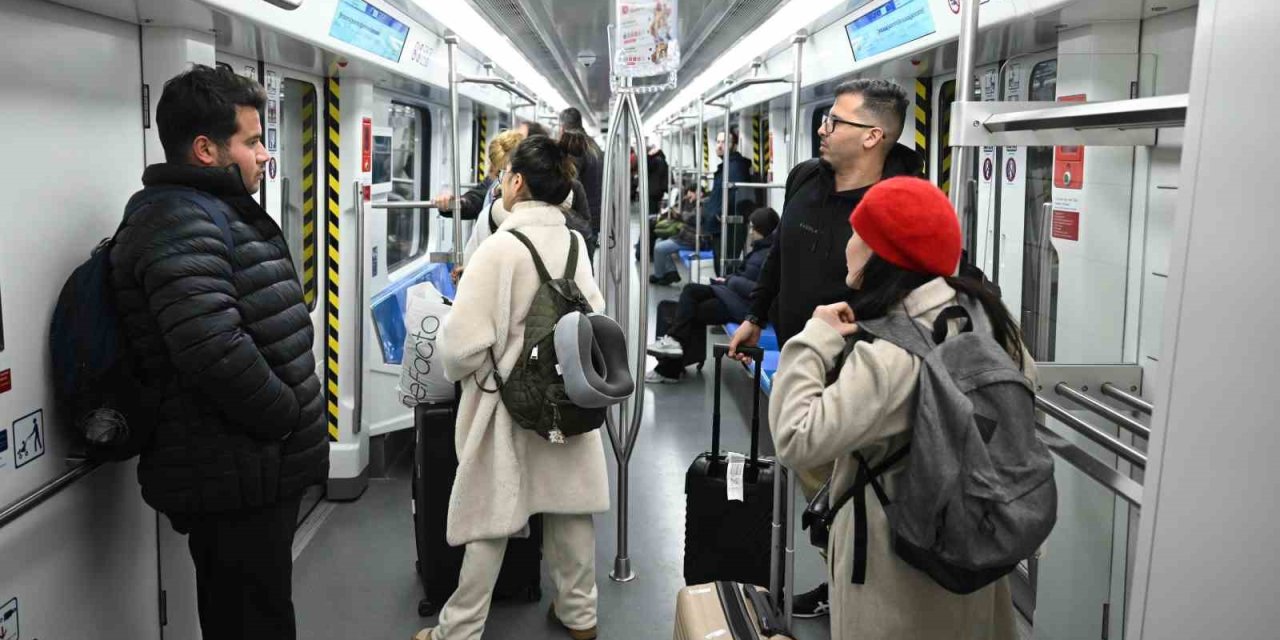 Gayrettepe-İstanbul Havalimanı Metrosunda rekor yolcu sayısı