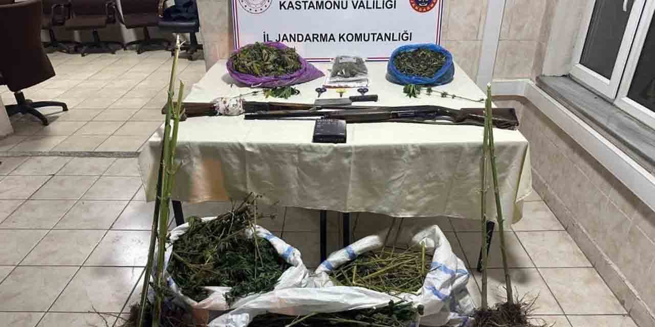 Kastamonu’da 15 kilo esrar ele geçirildi: 3 tutuklama